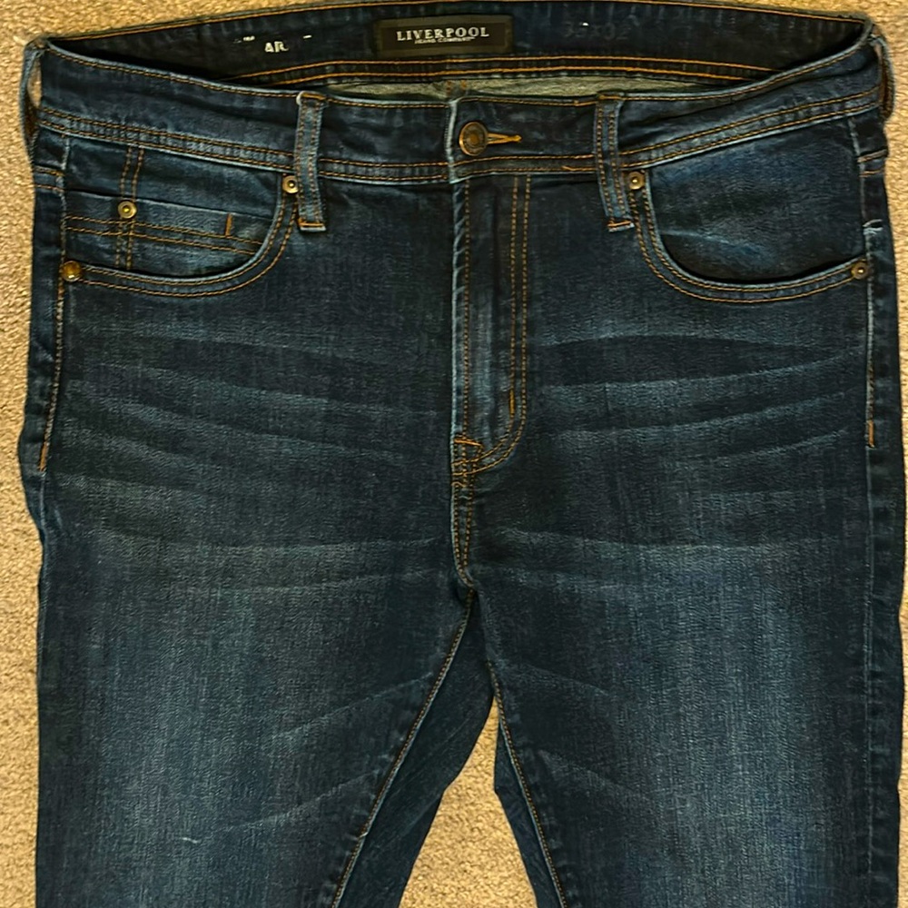 LIVERPOOL mens jeans ~ Slim Straight ~ W: 33 | L: 29